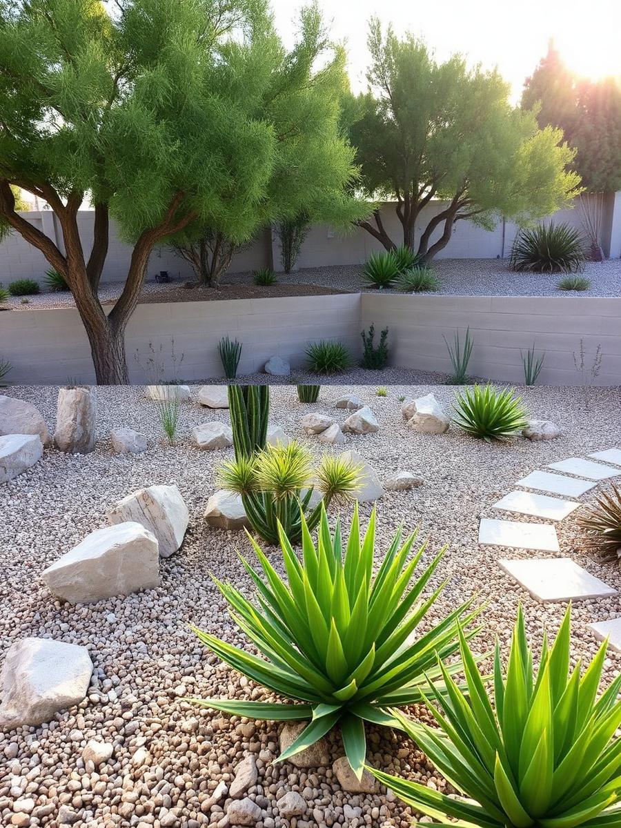 Las Vegas backyard transformation — after